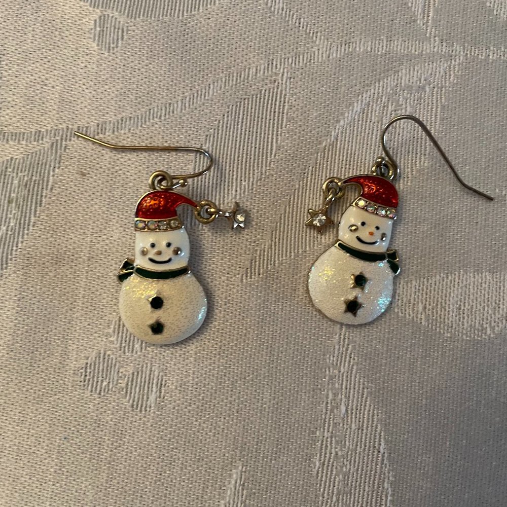 Snowmen Holiday Earrings
